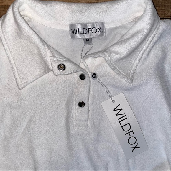 NWT Wildfox Candy Stripe Miami Polo - Picture 7 of 8